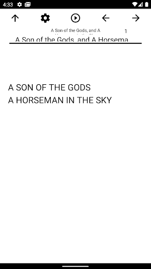 Book, A Son of the Gods, and A Horseman in th... Screenshot 0