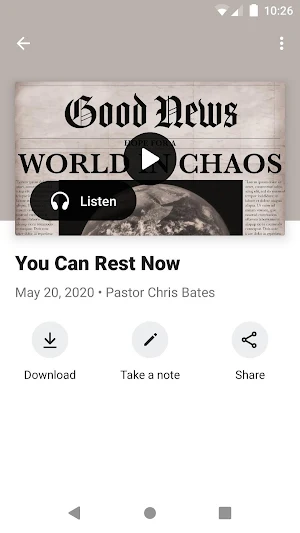 Victory Family Church App Screenshot 2