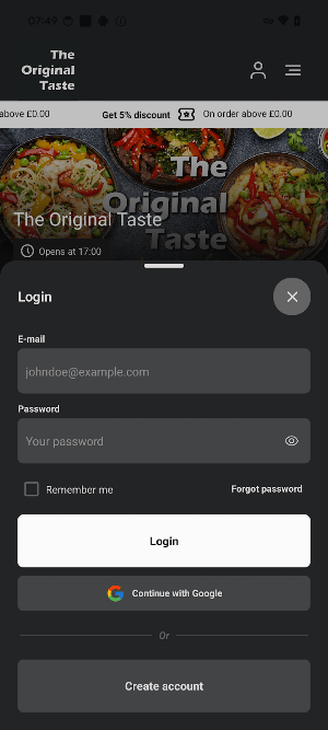 The Original Taste Screenshot 1