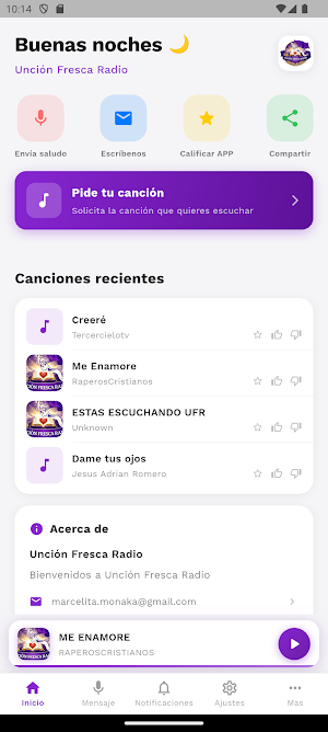 Unción Fresca Radio Screenshot 1
