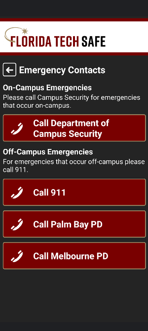 Florida Tech Safe Screenshot 1