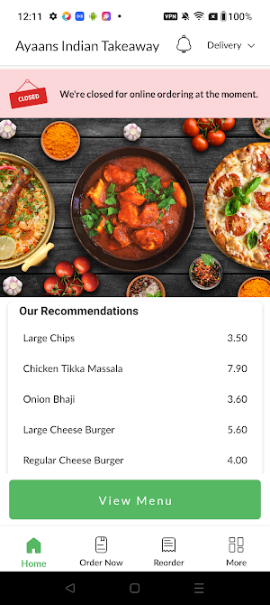 Ayaans Indian Takeaway Screenshot 1
