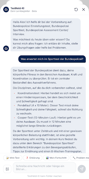Bundespolizei Einstellungstest Screenshot 3