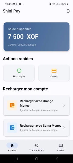 Shini Pay - Cantine Screenshot 0