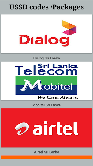 Mobile SIM USSD Codes and Packages | Sri Lanka Screenshot 1