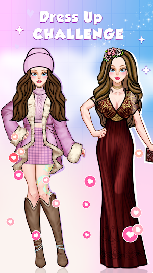 Paper Doll Diary Dress up Game Screenshot 2