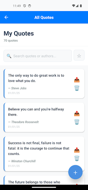 Daily Motivation Widget Screenshot 0