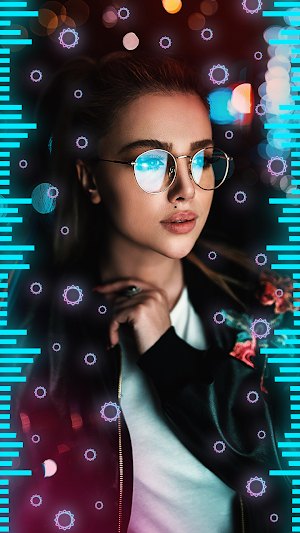 Music Beat Video Maker - Particle Beat Video Maker Screenshot 2