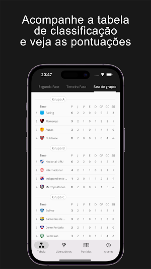 Futebol Libertadores 2023 Screenshot 2