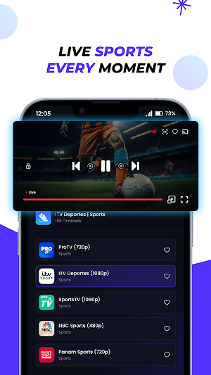 IPTV Online Player: Live TV Screenshot 3