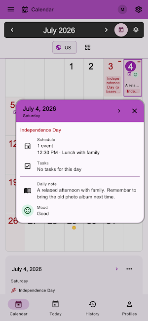 FortuneCalendar - Almanac Screenshot 3