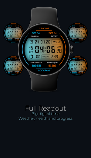Lockram: Digital watch face Screenshot 0