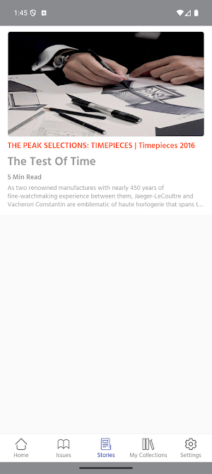 The Peak Selections:Timepieces Screenshot 2