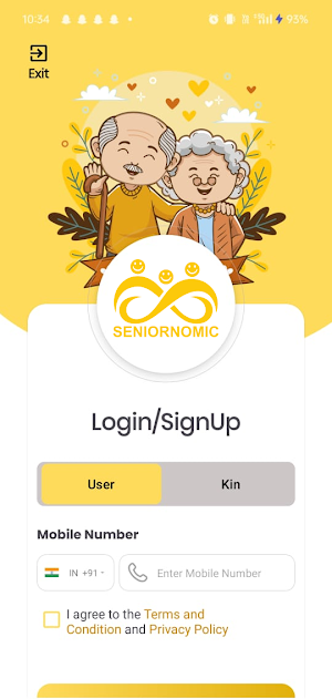 SENIORNOMIC Screenshot 1