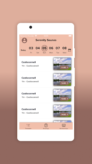 Serenity Saunas Screenshot 1