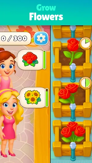 Flower Shop - Garden Game Screenshot 2