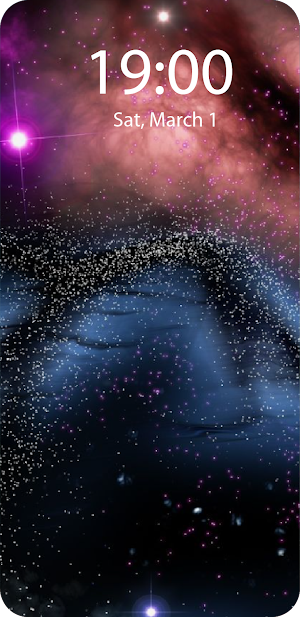 Nebula Live Wallpaper Parallax Screenshot 2