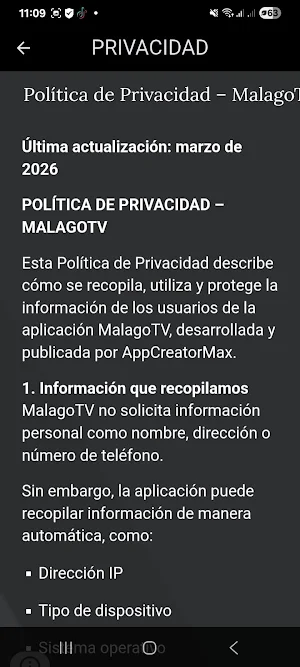 MalagoTV Screenshot 2