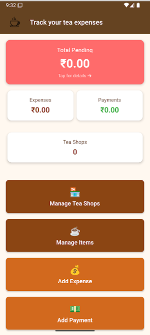 Tea Shop Account Screenshot 2