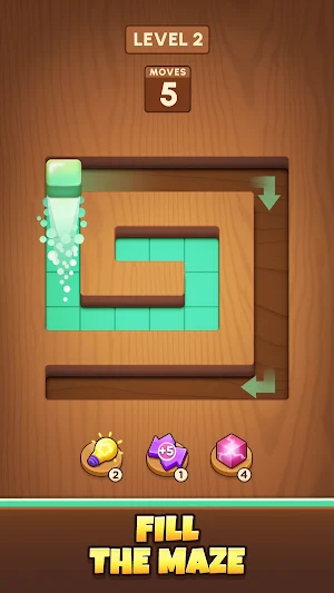Maze Fill: Color Block 3D Screenshot 0