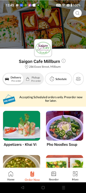 Saigon Cafe Millburn Screenshot 2