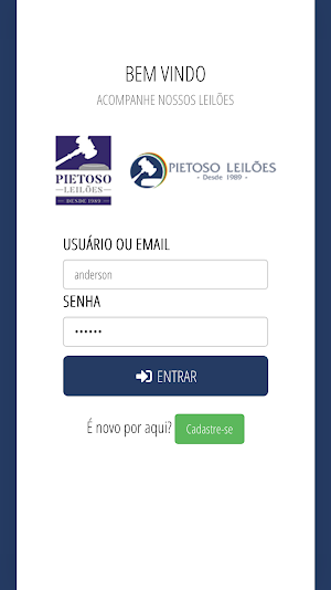 Pietoso Leilões Screenshot 0