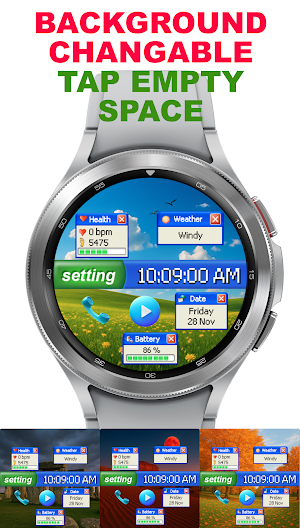 Sagehuz A058 Retro Watch Face Screenshot 3