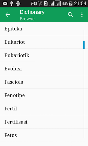 Kamus Biologi Indonesia Screenshot 0