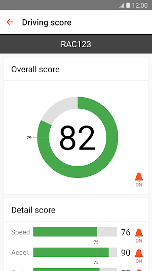 RAC Telematics Screenshot 1