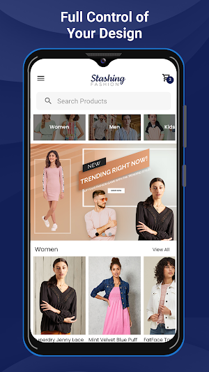 Stashing Fashion - Demo App by Budgie Carts Screenshot 1