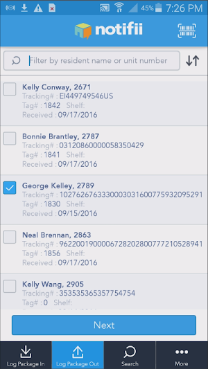 Notifii Track Screenshot 2