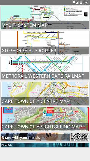 CAPE TOWN MYCITI BUS ROUTE MAP Screenshot 0