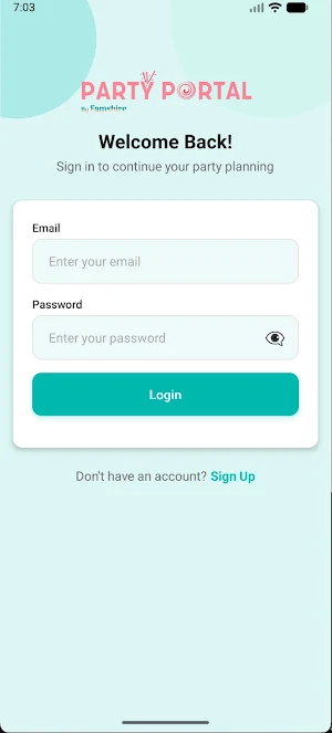 Party Portal Screenshot 0