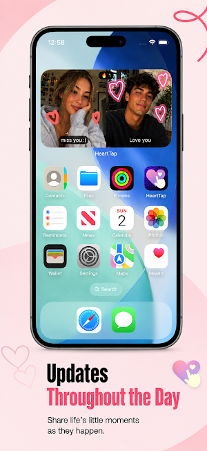 HeartTap: Couple Photo Widget Screenshot 1