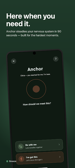 Breeze: Panic Attack & Anxiety Screenshot 1
