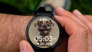 Cute Dog WatchFace Screenshot 0