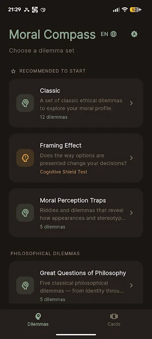Moral Compass Screenshot 0