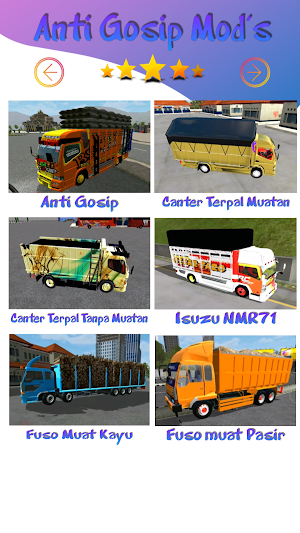 Mod Truck Canter Anti Gosip BUSSID Screenshot 2