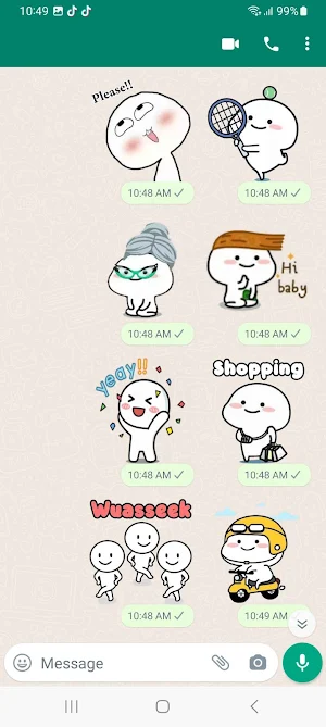 Stiker WA Pentol WAStickerApps Screenshot 1