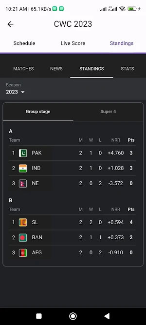 Sportify Screenshot 2