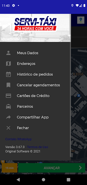 TáxiGov PE Screenshot 2