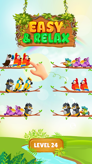 Birdy Sort: Color Sort Puzzle Screenshot 2