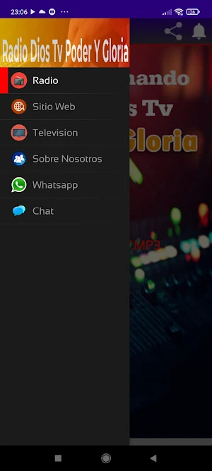 Radio Dios Tv Poder Y Gloria Screenshot 1