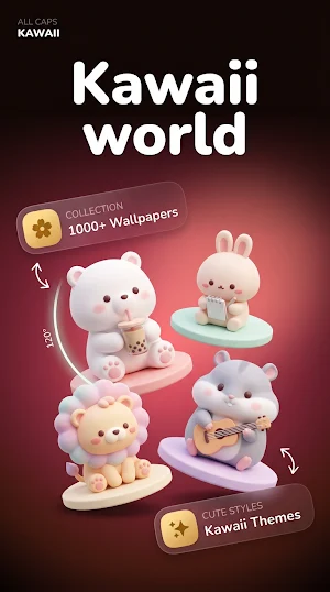 Kawaii Aesthetic Wallpaper HD Screenshot 0