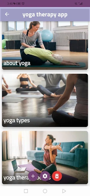 yoga therapy app Screenshot 3