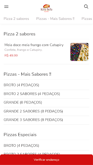 Pizzaria Itália Bella Screenshot 0