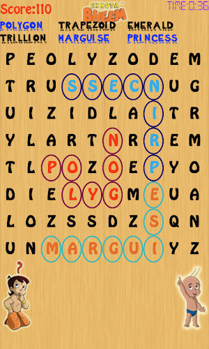 Word Puzzles with Bheem Screenshot 0