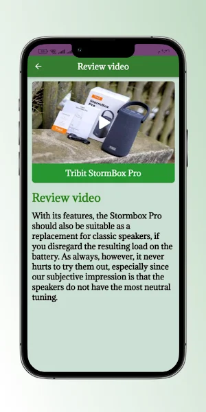 Tribit StormBox Pro Guide Screenshot 1