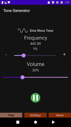 Tone Generator Screenshot 0