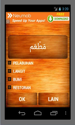 KUIZ ARAB-MELAYU Screenshot 2